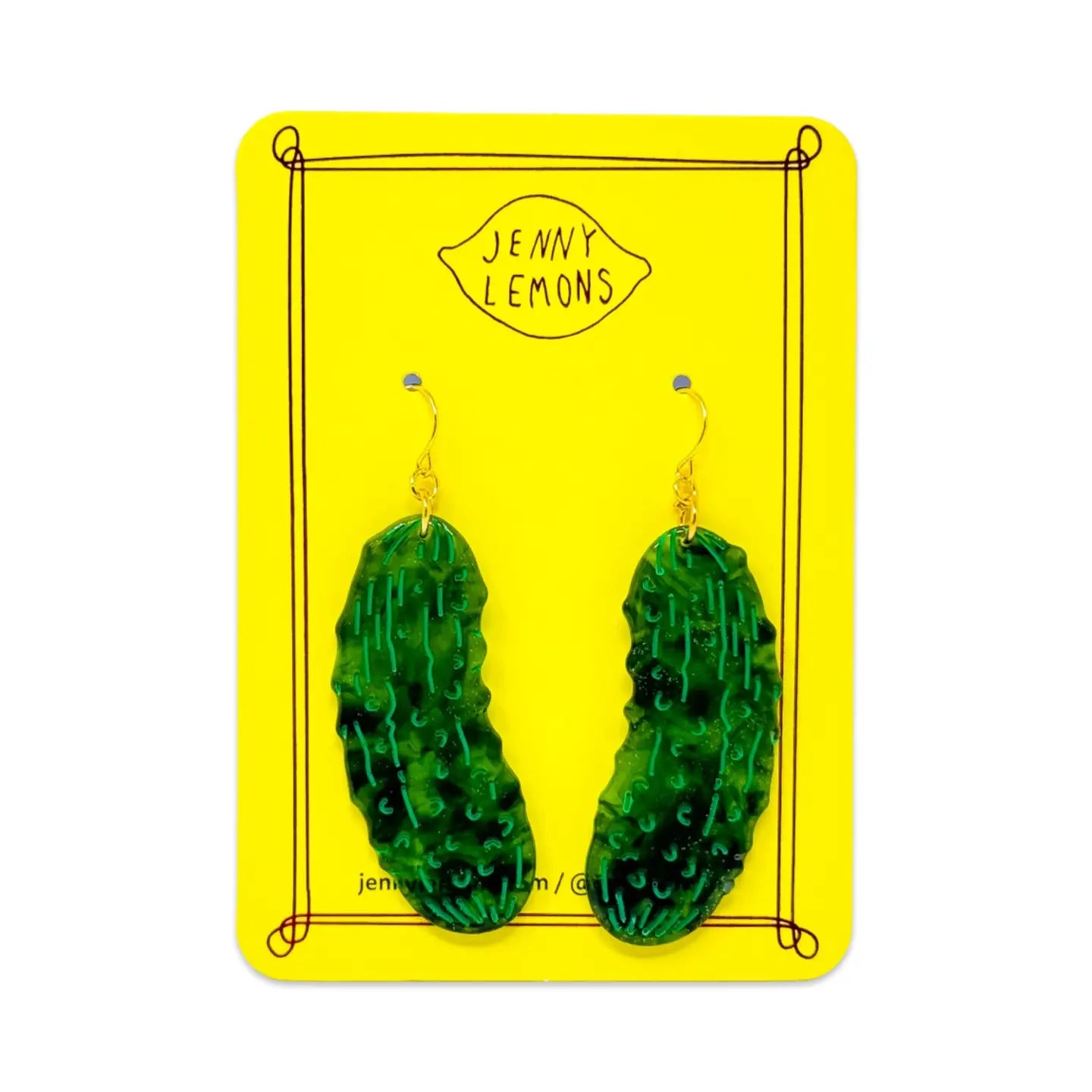 SALE! Big Pickle Earrings