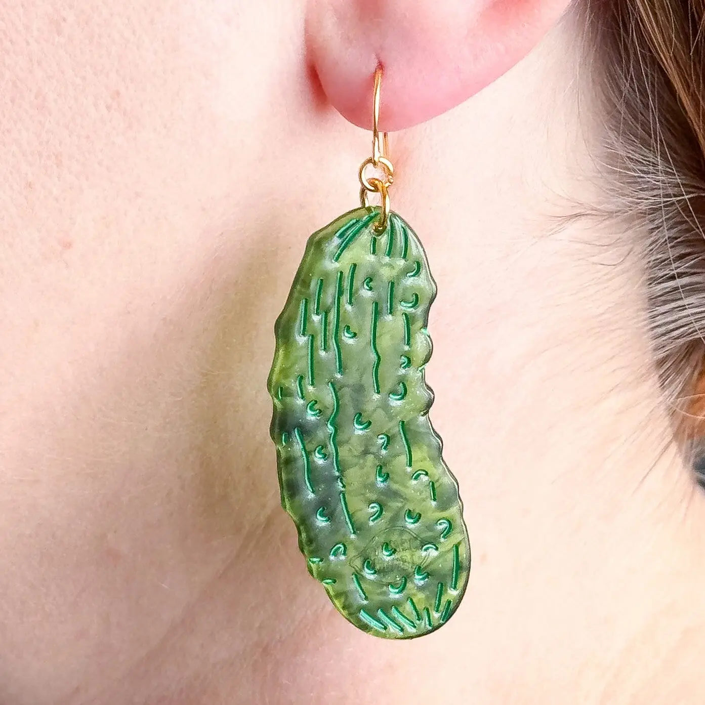 SALE! Big Pickle Earrings